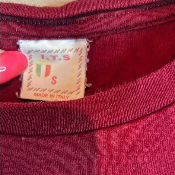 Red Italia Short Sleeve Tee - Picture 2 of 14